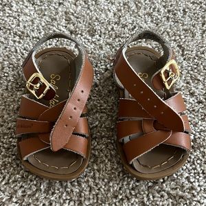Saltwater Sandals - Leather Toddler Sandals - Size 5